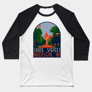 State Street Madison Decal Baseball T-Shirt